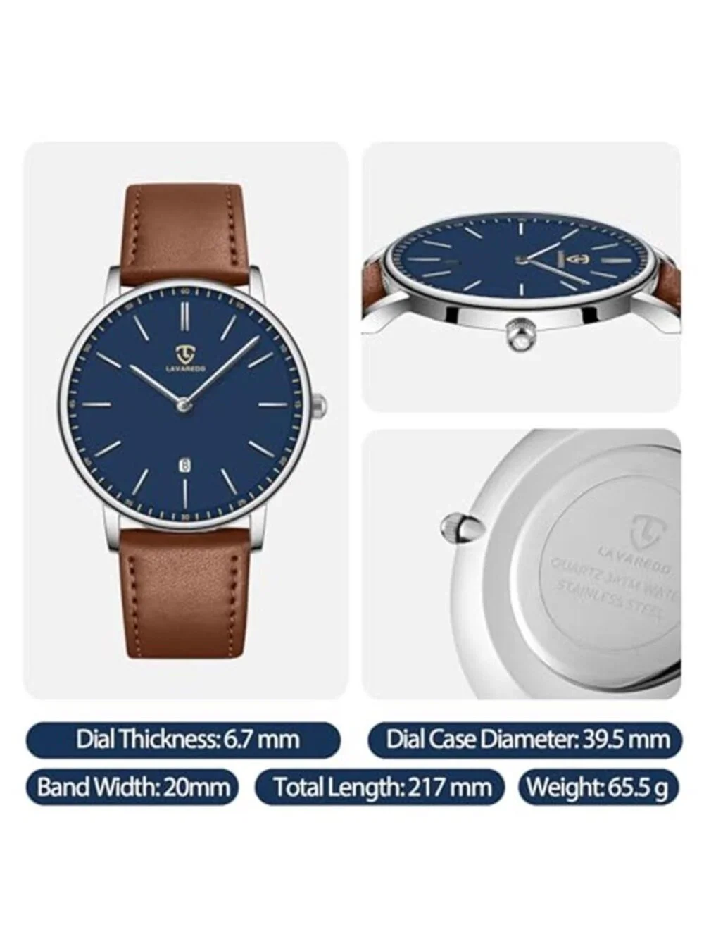 Watch, Mens Watch, Minimalist Fashion Simple Wrist Watch Analog Date